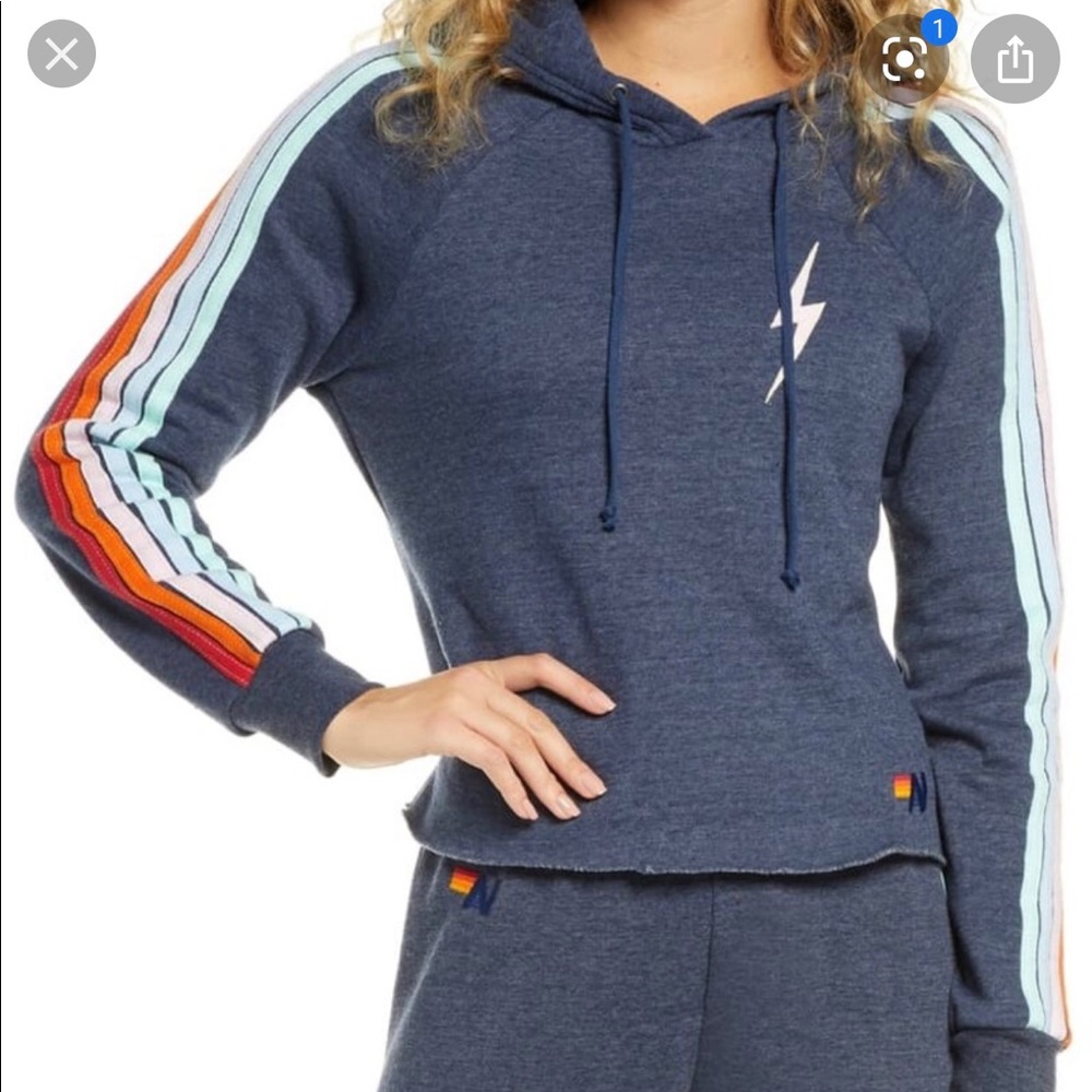 Aviator Nation  Bolt Cropped 💙💙💙